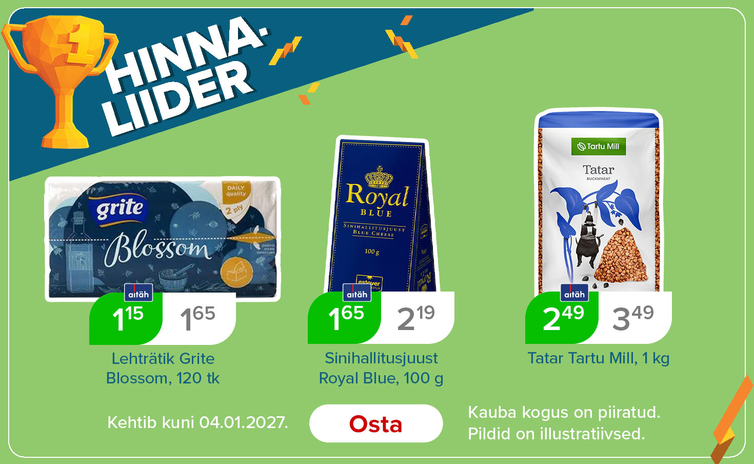 Hinnaliider Q4